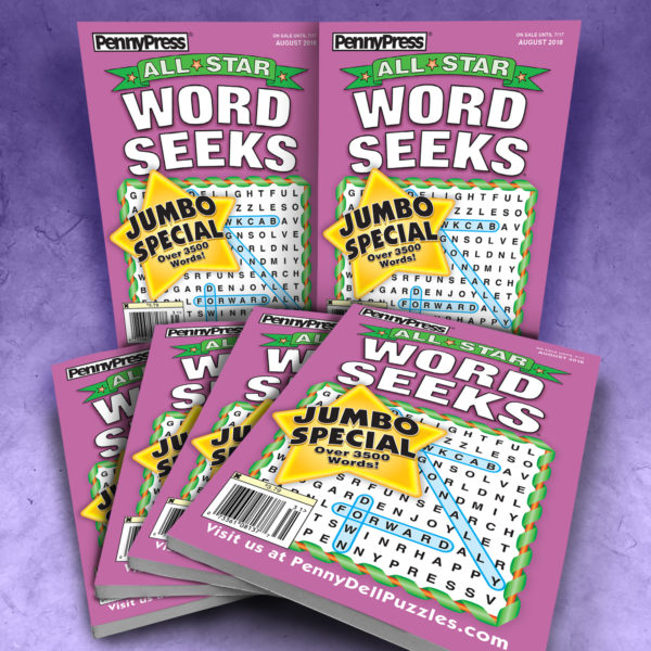 Penny Press All Star Word Seek Puzzle Magazine Bundle