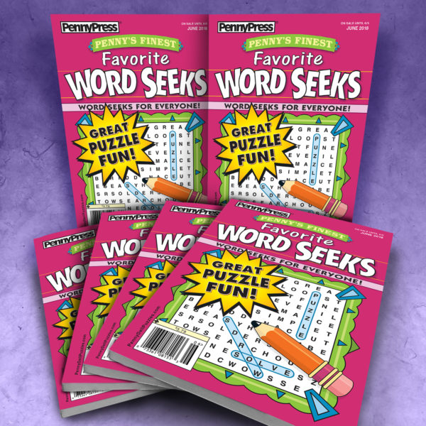 Penny Press Penny's Finest Favorite Word Seek Puzzle Magazine Bundle