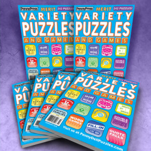 Penny Press Merit Variety Puzzles and Games Magazine Bundle