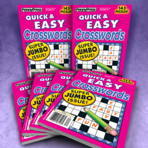 Penny Press Quick & Easy Crosswords Magazine Bundle