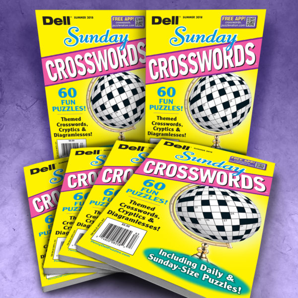 Dell Sunday Crosswords Magazine Bundle