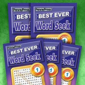 Penny Press Best Ever Word Seek Magazine Volume 1